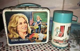 1978 The Bionic Woman Lunchbox & Thermos