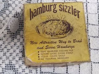 (8) Hamburg Sizzler Aluminum Broiling Discs,  Vintage,  Thurnauer Co.  4 1/2 Inch