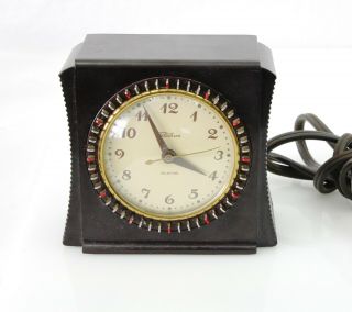 Vintage Telecron Techron Model 8ha55 Selector Household Clock Timer Bakelite