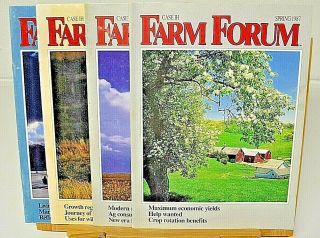 1987 Case International Harvester Farm Forum Magazines