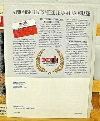 1987 Case International Harvester Farm Forum Magazines 3