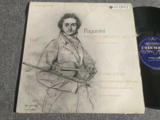 33 Cx 1562 Paganini - Violin Concerto No.  1 Leonid Kogan Pco Bruck