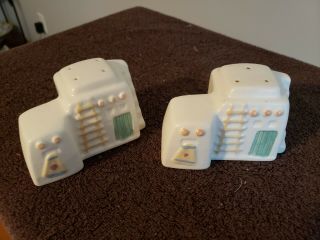 Rare - Treasure Craft Mexican Cactus House Salt,  Pepper Shakers Matches Cookie Jar