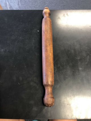 Antique Handmade One Piece Wooden Rolling Pin
