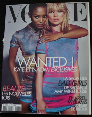 Vogue Paris Kate Moss & Naomi Campbell By Mario Testino Natasha Poly 316pages