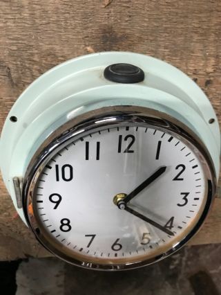 Vintage Industrial Reclaimed Salvaged Citizen Ship Wall Clock - Marine Salvage 3