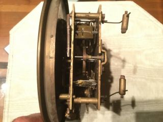Gustav Becker 3 Weight Grand Sonnerie Vienna Regulator Clock Movement. 2