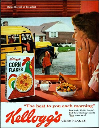1960 Mother Kids School Bus Kellogg 