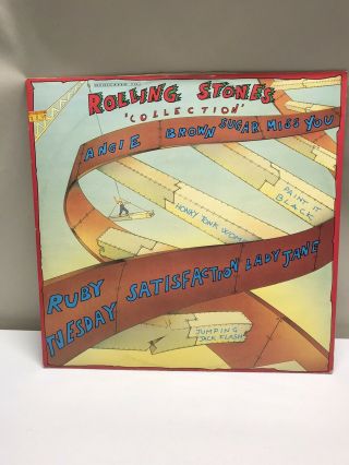 Rare Vintage Rolling Stones Vinyl Lp Album Old Italian Discomagic 12” 45rpm Odd