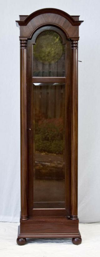 American Tubular Bell Grandfather Clock Case Only @ 1910 Good Quality Elite?