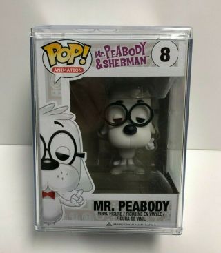 Mr.  Peabody 8 Funko Pop Mr Peabody & Sherman Figure Vaulted With Protector