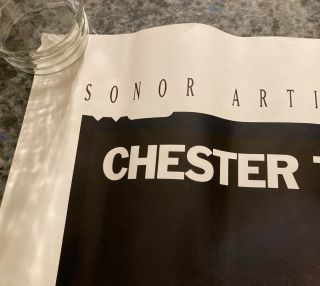 Chester Thompson 17 x 24.  75” Sonor Drums Promo Poster Phil Collins Drummer 2