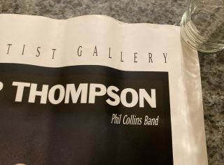 Chester Thompson 17 x 24.  75” Sonor Drums Promo Poster Phil Collins Drummer 3