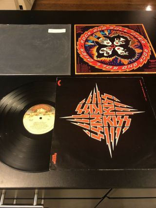 Kiss - Rock And Roll Over - Lp,  Sticker & Order Form,  1976 Casablanca,  Nblp 7037