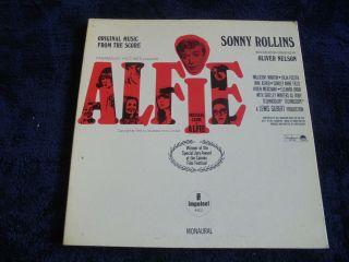 Sonny Rollins ‎ - Music From The Score " Alfie " 1966 Usa Lp Impulse Mono