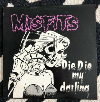 Misfits Die Die My Darling 12 " 2 Songs Plan 9 Orig Vinyl Vintage