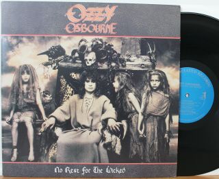 Ozzy Osbourne Lp “no Rest For The Wicked” Cbs 44245 Orig 1988 Nm/vg,