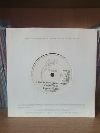 Shakin Stevens 4 Track Ep Promo Give Me Your Heart Rare