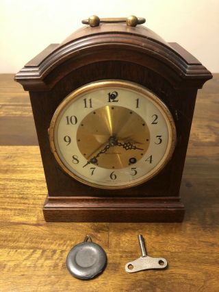 Vintage Antique Seth Thomas 425 Wooden Mantle Clock