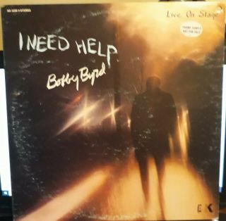 1970 Bobby Byrd " I Need Help " White Label Promo On King James Brown