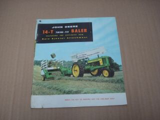 John Deere 14 - T Twine - Tie Baler Brochure