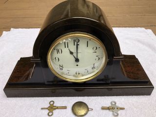1920’s Antique Seth Thomas Adamantine Mantel Shelf Clock Correctly