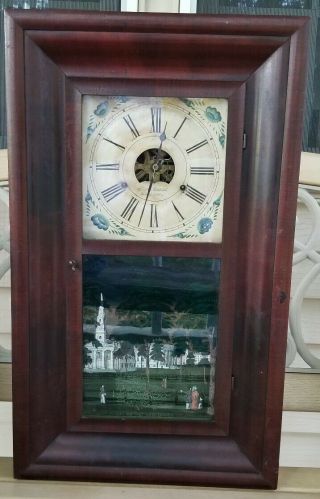 Smith & Goodrich Weight Driven Ogee Clock Circa 1850 