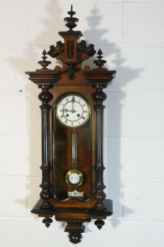 Antique Wall Clock Antique German Wall Clock Regulator Mahogany Wood