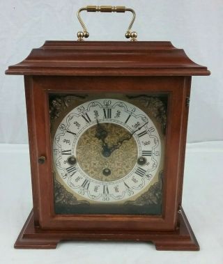 Franz Hermle Mantle Clock - Clockwork 2 Jewel Key Wound 340 - 020 - Vintage