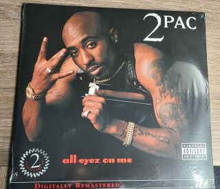 2pac All Eyez On Me 4 Lp Vinyl Set & Tupac Shakur