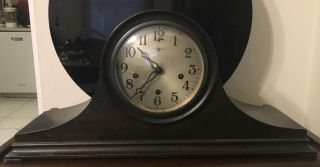Haven Tambour Mantle Clock With Chimes Not Parts Or Repairs 1923