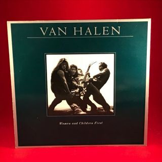 Van Halen Women And Children First 1980 Uk Vinyl Lp,  Poster Condit