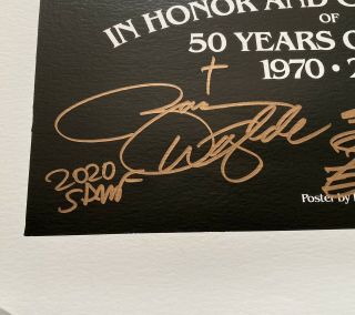 Zakk Wylde Ozzy Osbourne “Zakk Sabbath” VIP Tour Lithograph Poster HAND SIGNED 2