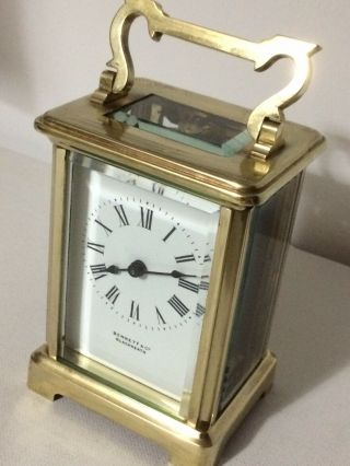 Antique Richard & Co French Paris Carriage Clock By Bennett & Co Blackheath A1