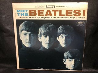 The Beatles “meet The Beatles” Og Classic Rock Lp On Capitol St2047 Very
