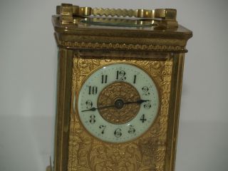 TIFFANY & CO.  YORK CARRIAGE CLOCK RUNNING MADE IN FRANCE WITH TOOL 2