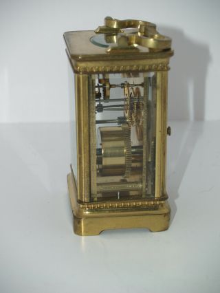 TIFFANY & CO.  YORK CARRIAGE CLOCK RUNNING MADE IN FRANCE WITH TOOL 3