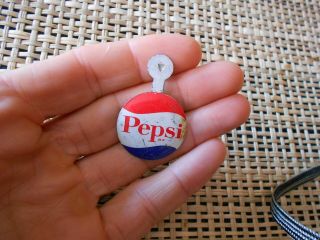 1960s Pepsi Cola Pin Badge Tinnie