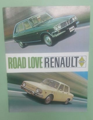 1971 Renault Road Love Brochure/10/16