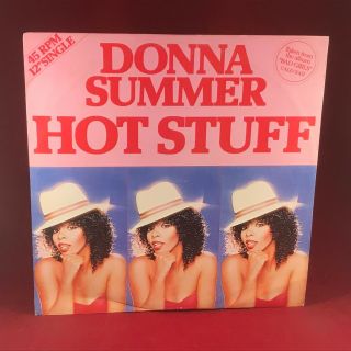 Donna Summer Hot Stuff 1979 Uk 12 " Red Vinyl Single