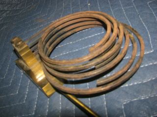 WESTMINSTER CHIME COILS FROM ENGLISH FUSEE BRACKET CLOCK 2