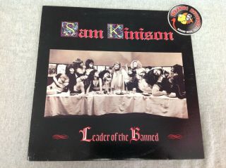 Sam Kinison Leader Of The Banned 1990 Comedy Lp Vinyl Piranha Records