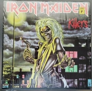 Iron Maiden Killers Ex Cond.  Lp Harvest St - 12141 In Shrink 1981