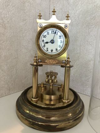 400 Day Gustav Becker Medaille D’or Anniversary Clock Disc Pendulum Circa 1900 2