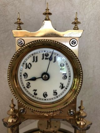 400 Day Gustav Becker Medaille D’or Anniversary Clock Disc Pendulum Circa 1900 3