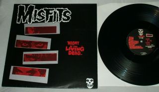 Misfits Night Of The Living Dead Lp Limited Edition Numbered Punk Rock