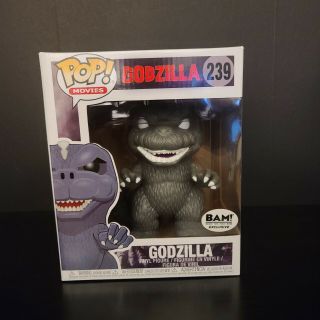 Funko Pop Movies 239 Godzilla Bam Exclusive Vaulted In Protector