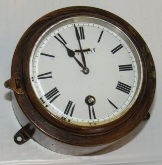 Victor - Athanase Pierre French Ships/yacht Clock With Escapement