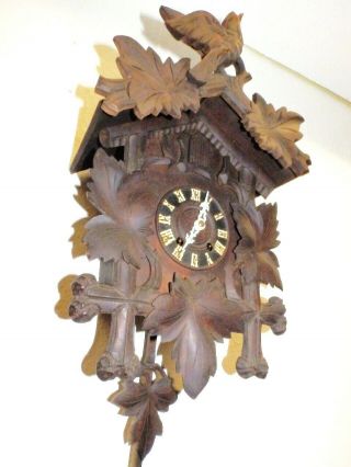 Black Forest Cuckoo Clock Spring Windup For A Easy Restauration