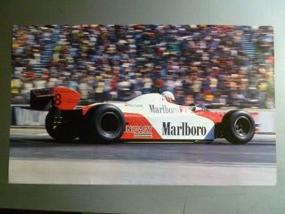 1983 Niki Lauda’s Marlboro Mclaren Formula 1 Print Picture Poster Rare Awesome